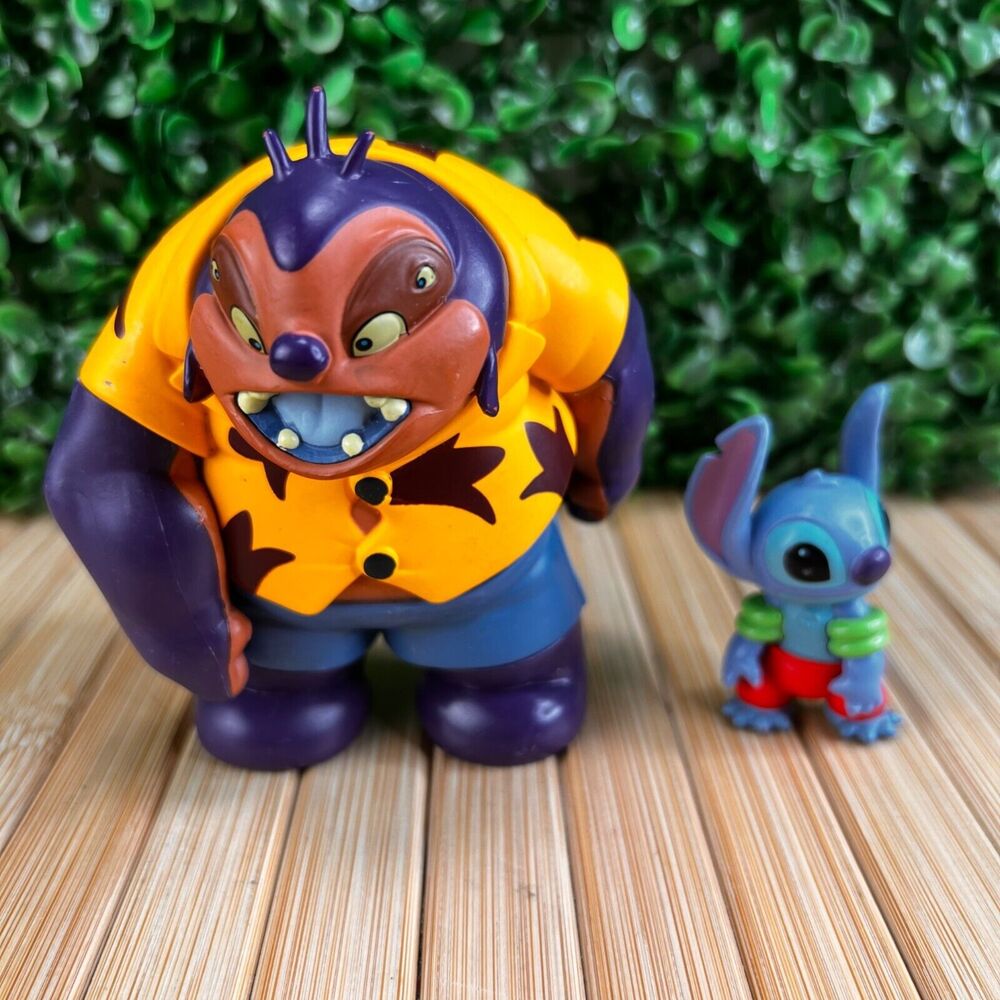 Disney Lilo & Stitch Jumba Jookiba PVC Figure Topper Lot Alien Stitch Toy